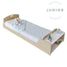Load image into Gallery viewer, CHERRY JUNIOR - Montessori Floor Bed with Shelves