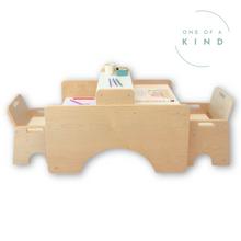 Load image into Gallery viewer, PAPAYA DOUBLE - Adjustable Montessori Table &amp; Chair Set for Two