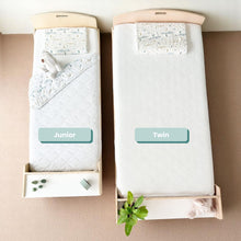 Load image into Gallery viewer, CHERRY TWIN - Montessori Floor Bed with Shelves