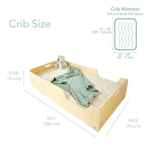Load image into Gallery viewer, APPLE CRIB - Montessori Floor Bed with Rails