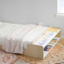 Load image into Gallery viewer, CHERRY TWIN - Montessori Floor Bed with Shelves