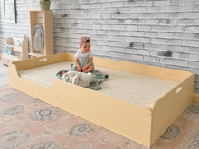 Load image into Gallery viewer, APPLE TWIN - Montessori Floor Bed with Rails