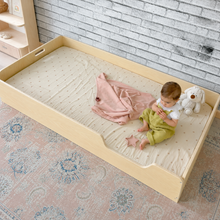 Load image into Gallery viewer, APPLE TWIN - Montessori Floor Bed with Rails